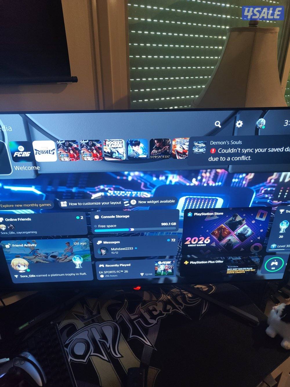 rog swift oled pg42uq شاشة ممتازه نظييف1