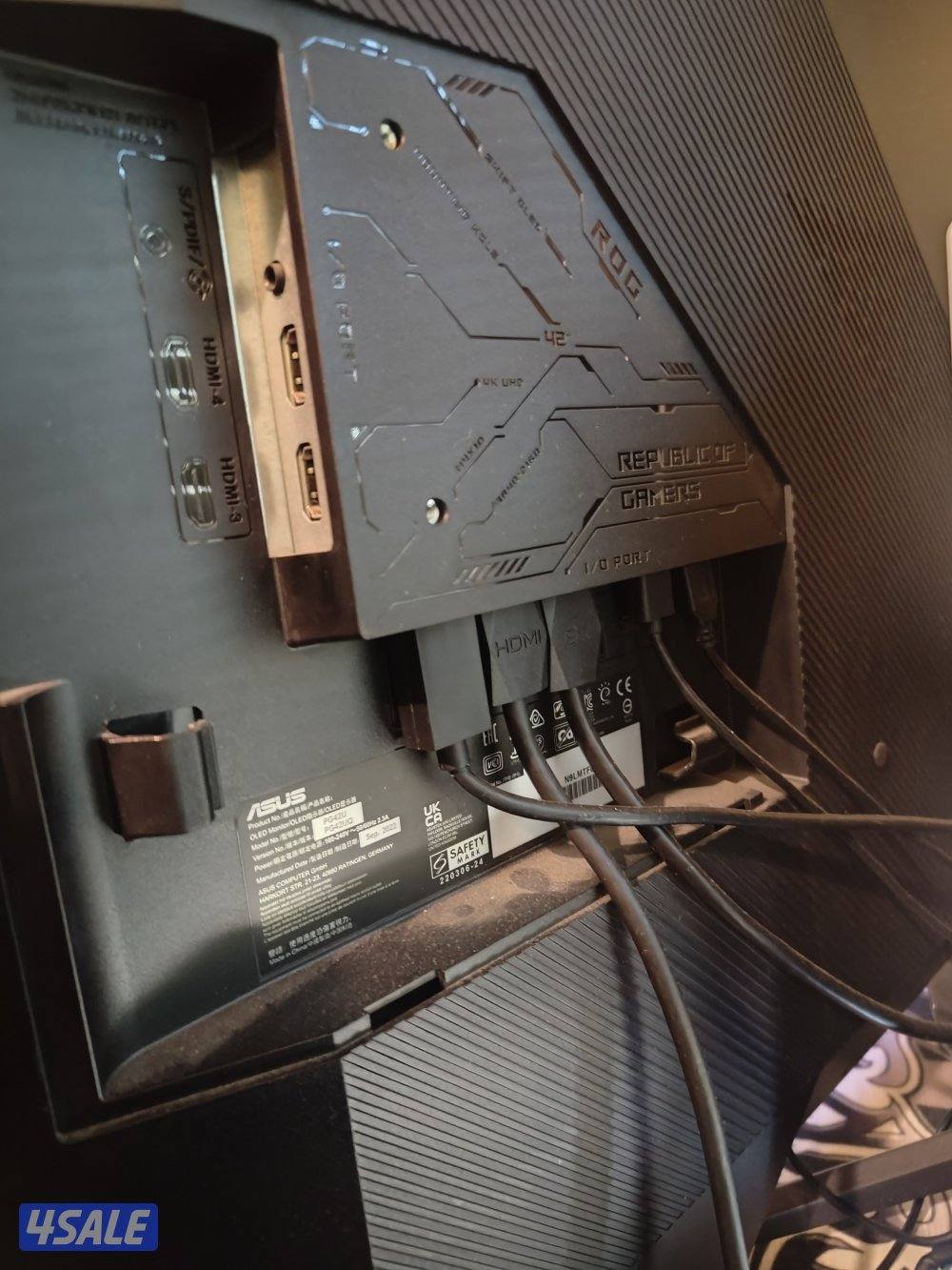 rog swift oled pg42uq شاشة ممتازه نظييف5