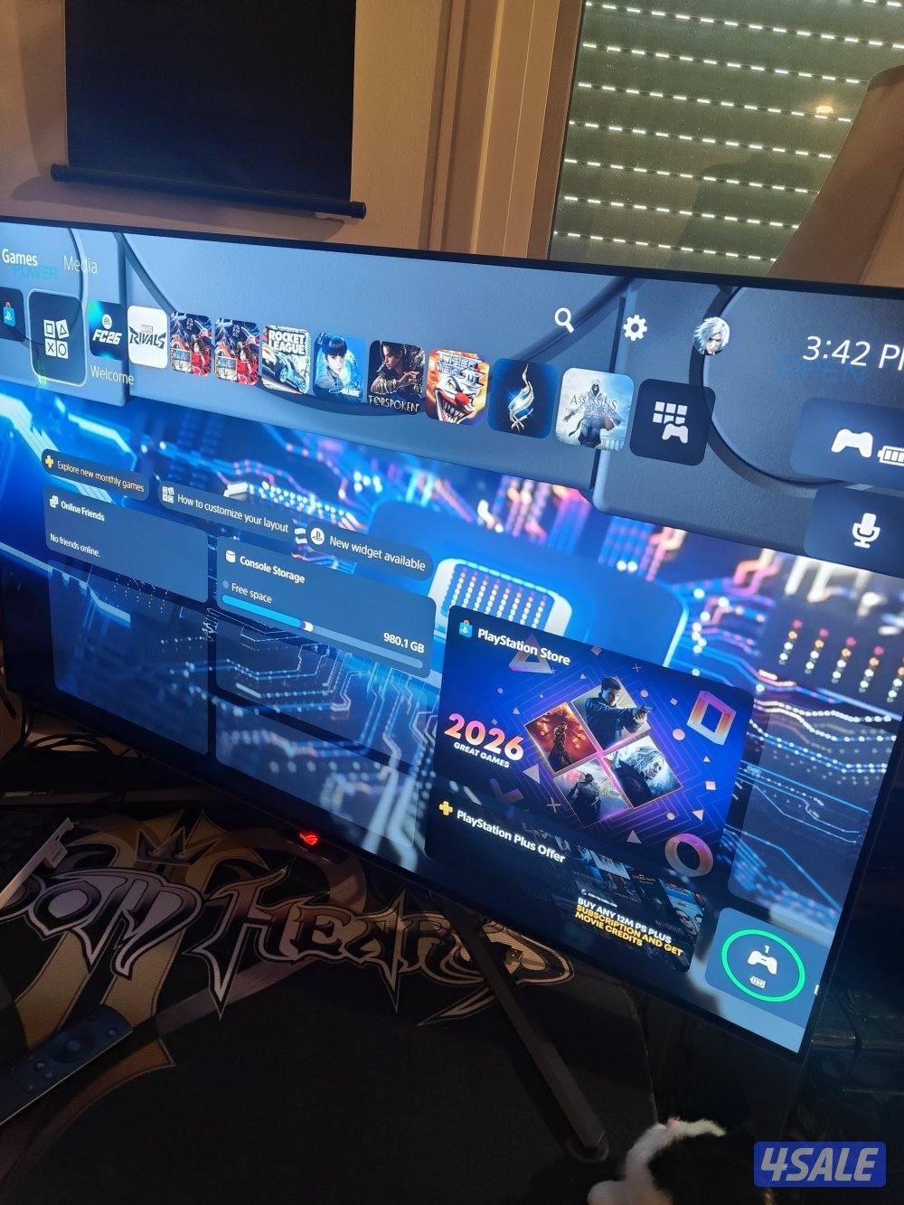 rog swift oled pg42uq شاشة ممتازه نظييف6