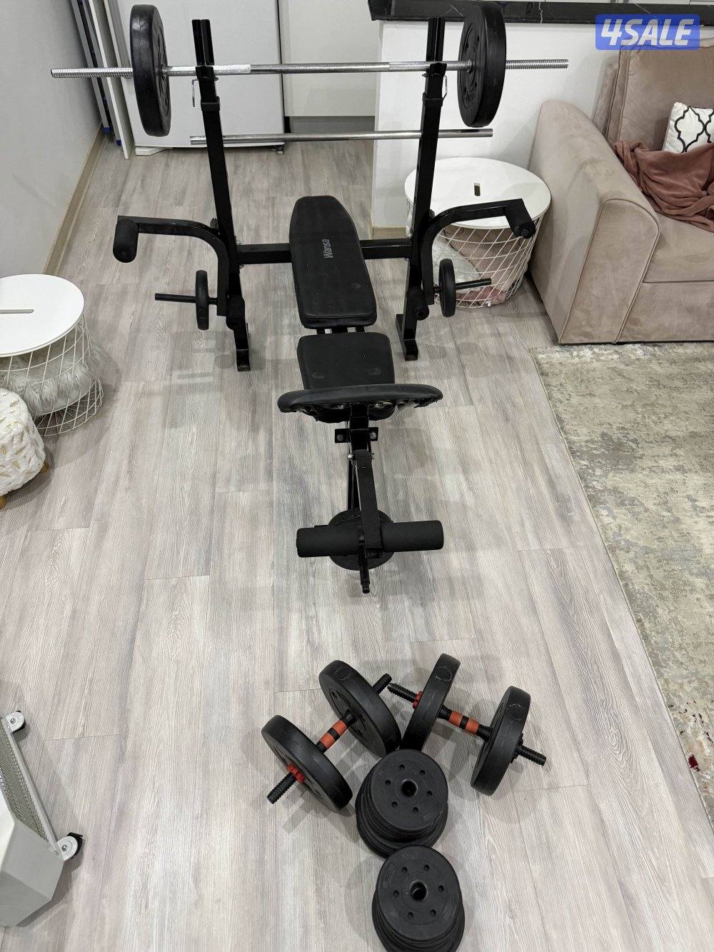 بار ودنابل وكرسي تمرين واوزان1