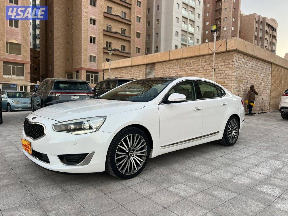 كيا كدنزا موديل ٢٠١٤ صبغ الوكالة بالكامل عداد ٨٠الف كيلو بحالة الوكال2