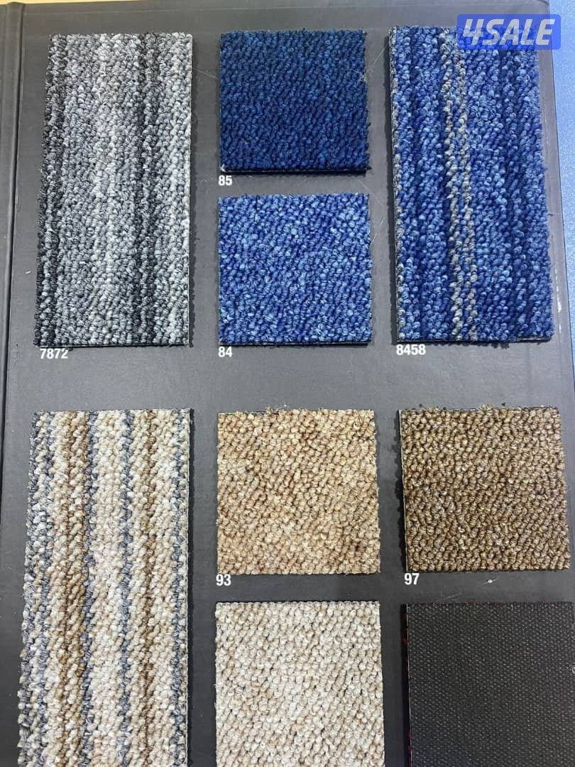 جميع انواع المفروشات سجاد ساده ومشجر خفيف وسميك. سعر الجله9