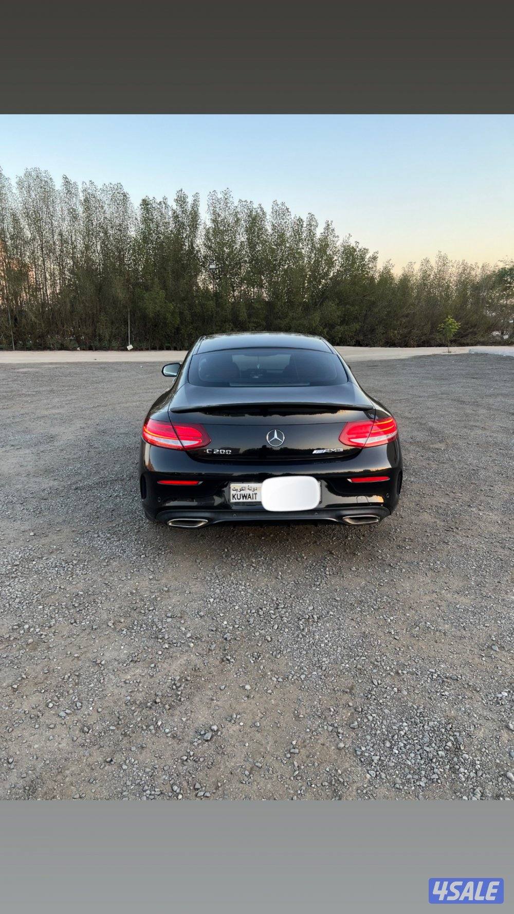 صبغ الوكاله مرسيدس c200 coupe3