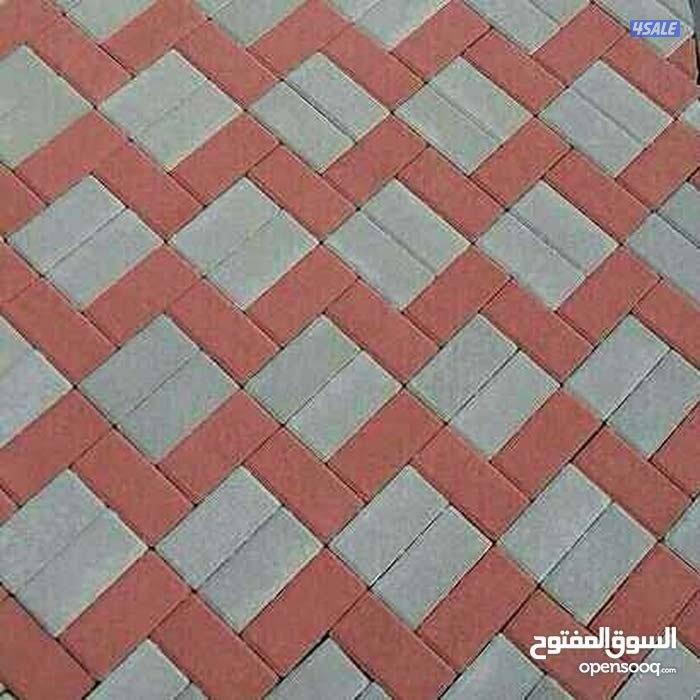 تركيب بلاط متداخل وكربستون وتنسيق الحدائق تيل صناعي جميع مناطق الكويت2