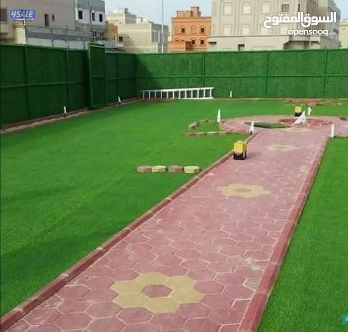 تركيب بلاط متداخل وكربستون وتنسيق الحدائق تيل صناعي جميع مناطق الكويت6