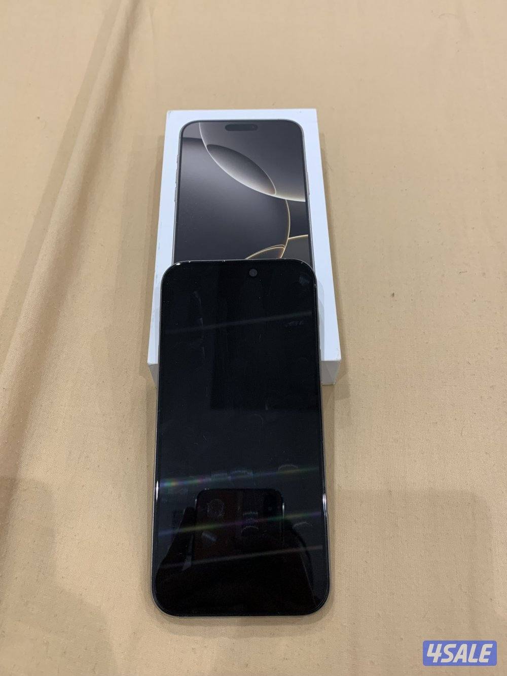 iPhone 16 Pro Max, like new, fully protected, 100% battery, 77 cycles0