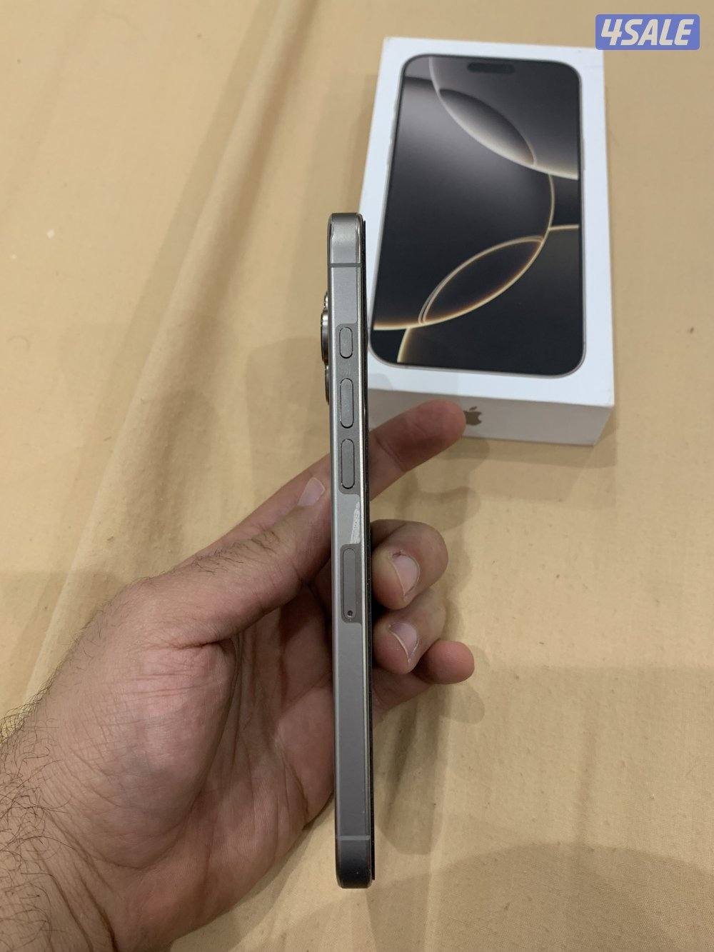 iPhone 16 Pro Max, like new, fully protected, 100% battery, 77 cycles3