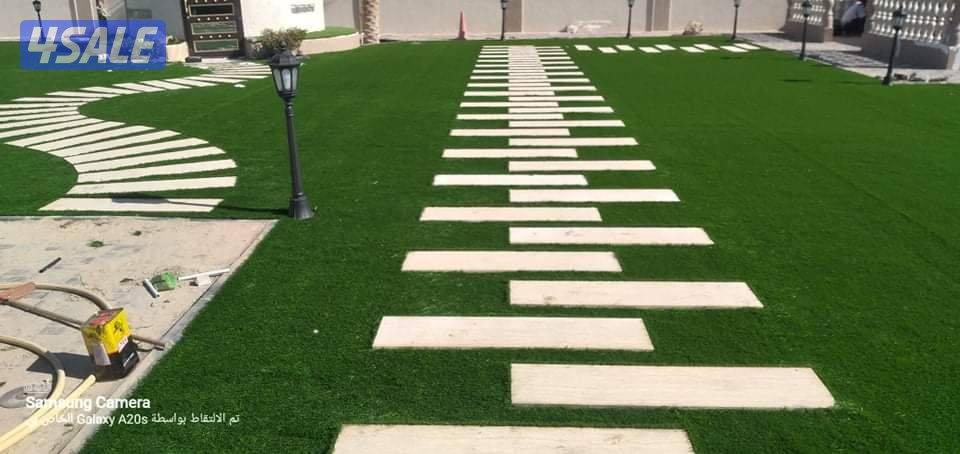 للبيع التيل الصناعي وديكورات الخشب وصور تركي وتنسيق الحديقه تيل طبيعي2