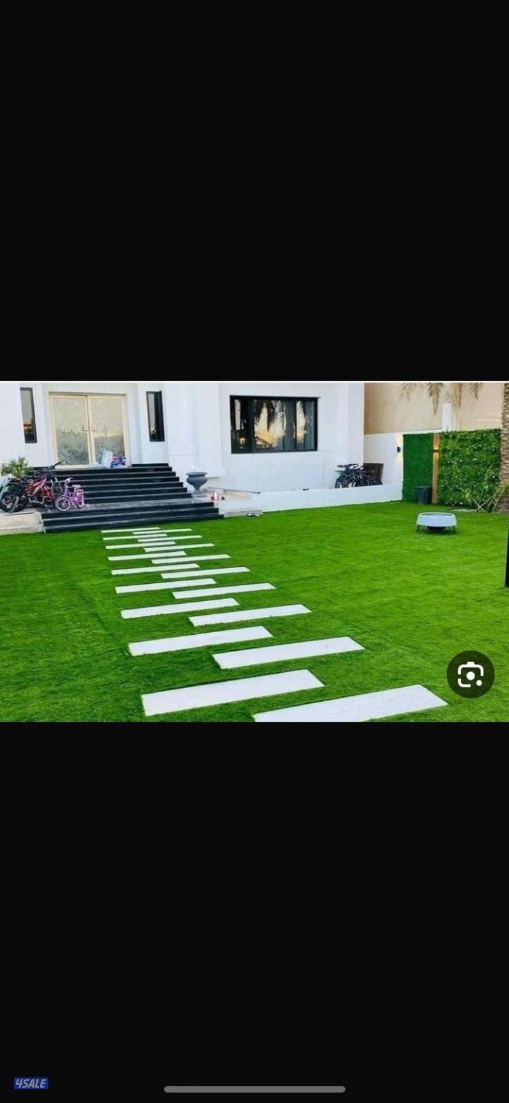 للبيع التيل الصناعي وديكورات الخشب وصور تركي وتنسيق الحديقه تيل طبيعي3