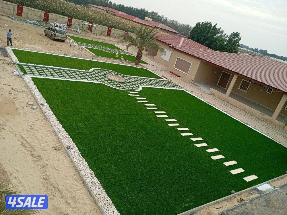 للبيع التيل الصناعي وديكورات الخشب وصور تركي وتنسيق الحديقه تيل طبيعي11