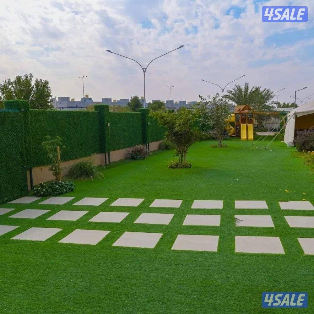 للبيع التيل الصناعي وديكورات الخشب وصور تركي وتنسيق الحديقه تيل طبيعي12