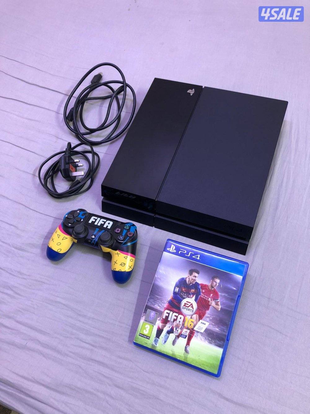 Sony Ps4 . Comes with controller, cables and 1 cd. 50 kd negotiable.0