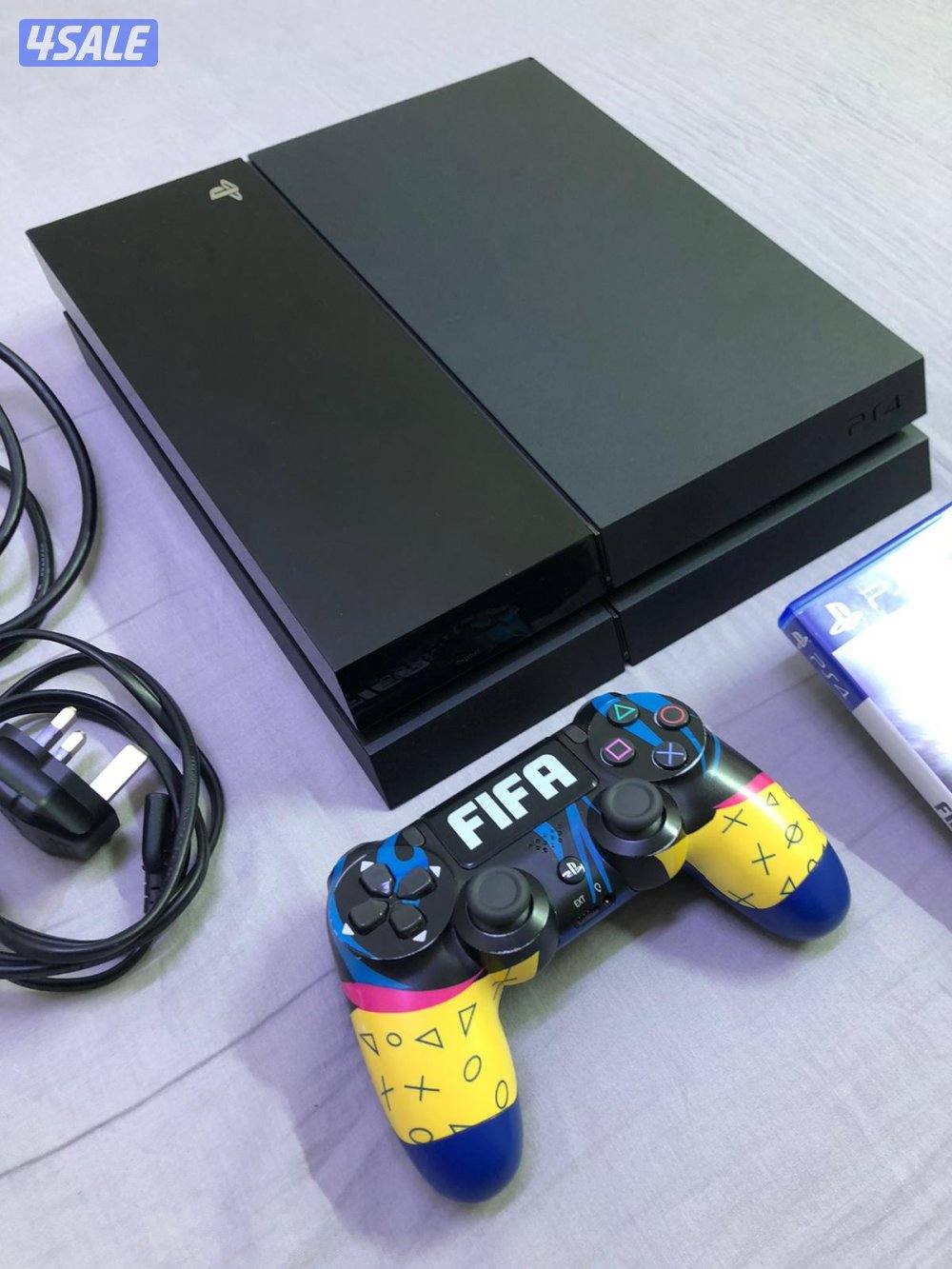 Sony Ps4 . Comes with controller, cables and 1 cd. 50 kd negotiable.2