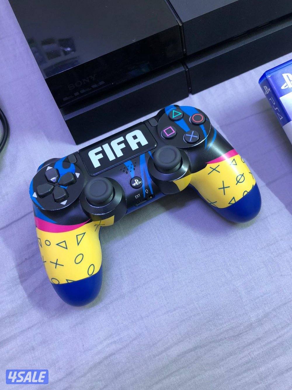 Sony Ps4 . Comes with controller, cables and 1 cd. 50 kd negotiable.4