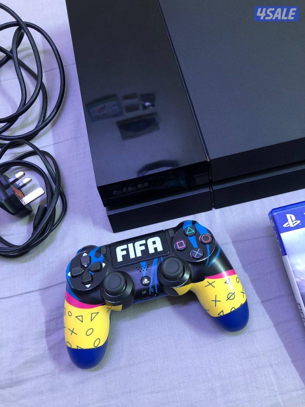 Sony Ps4 . Comes with controller, cables and 1 cd. 50 kd negotiable.6
