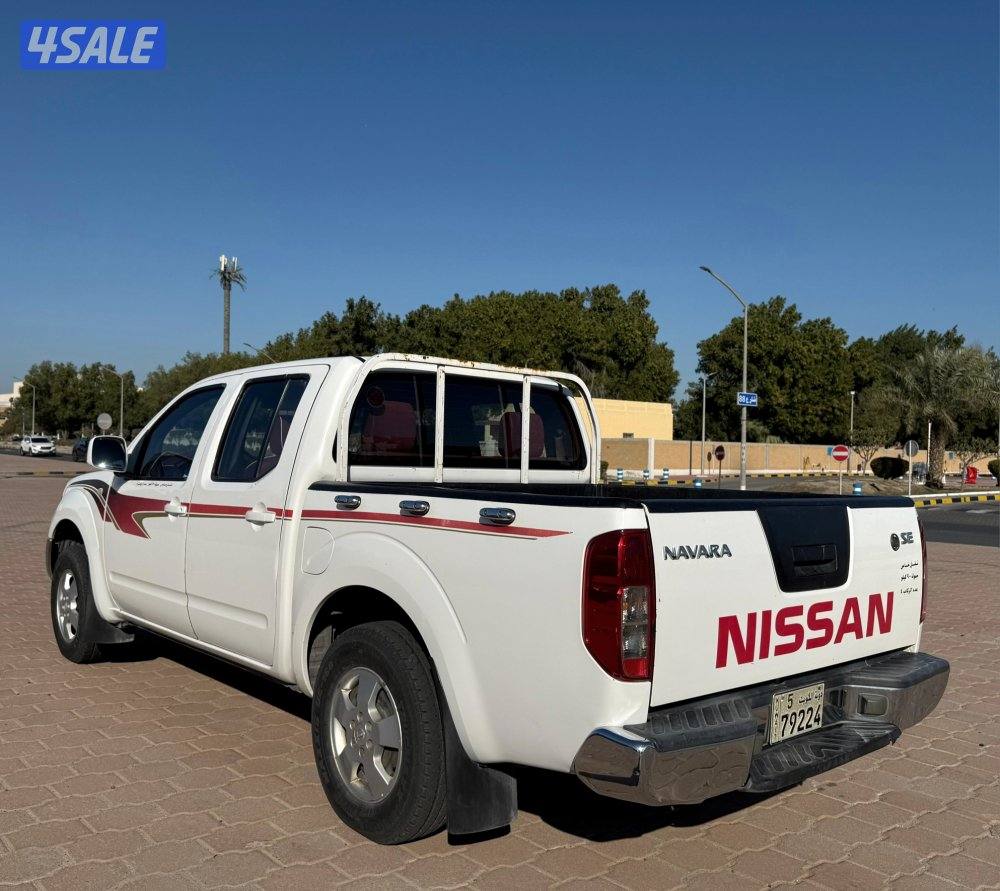 قمة بالنظافة وانيت نيسان نافارا 2010 قير اتوماتيك البابطين صبغ الوكالة7