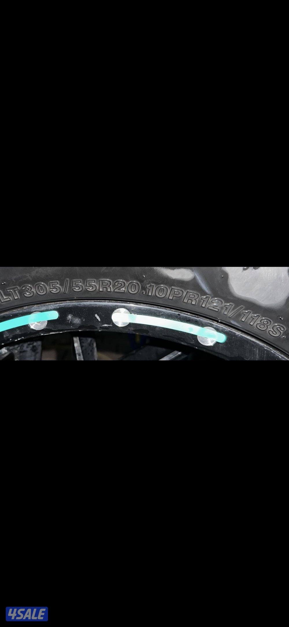 للبيع رنقات ميتو 8 براغي  مع تواير فل حجري حق وانيت فورد 2503