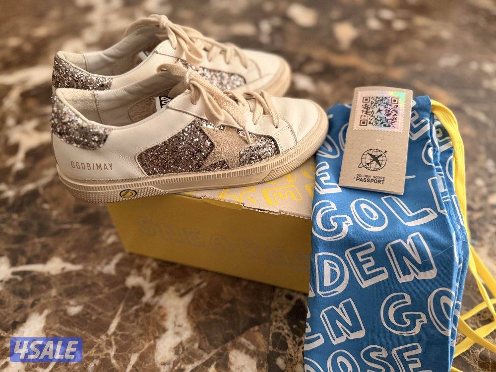 للبيع Golden goose اصلي مقاس 34 نظيف مع كامل المرفقات1