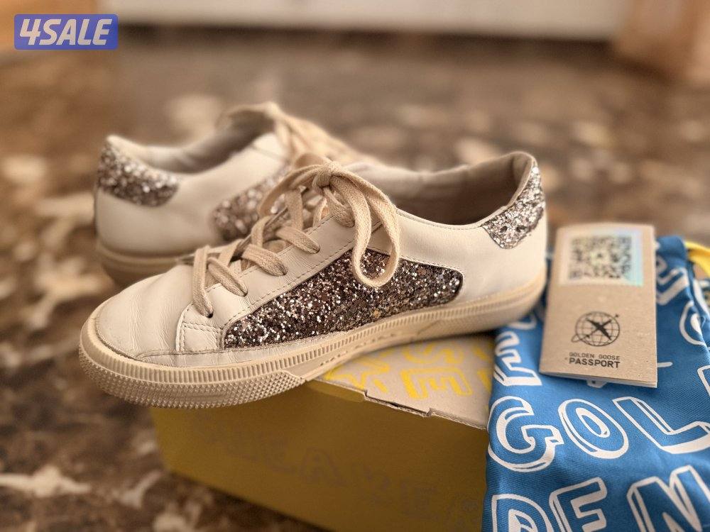 للبيع Golden goose اصلي مقاس 34 نظيف مع كامل المرفقات4