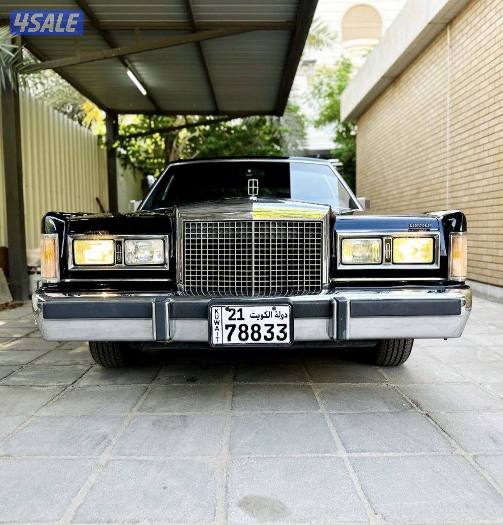 لنكولن ١٩٨٧ ( المجموعة ) ماشي ١٩ ألف كيلو بحالة نادرة4