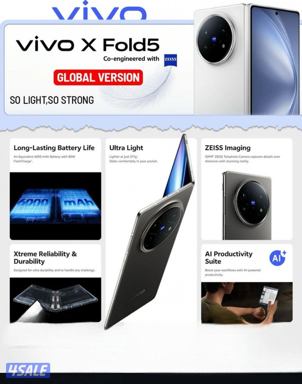 Vivo X Fold 5 عالمي0