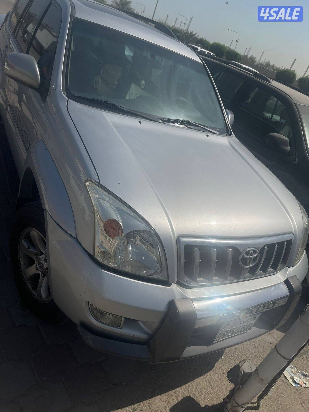 ‌تويوتا برادو2004صبغ الوكالة ماعدا ۲ قطع2