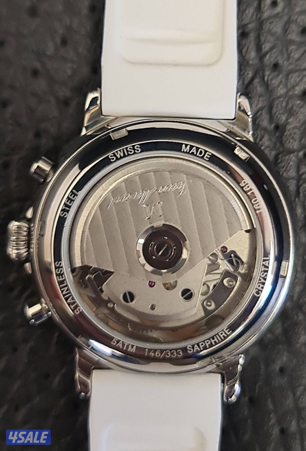 للبيع ساعة jean marcel  رجاليه سويسريه أصليه كالجديده1