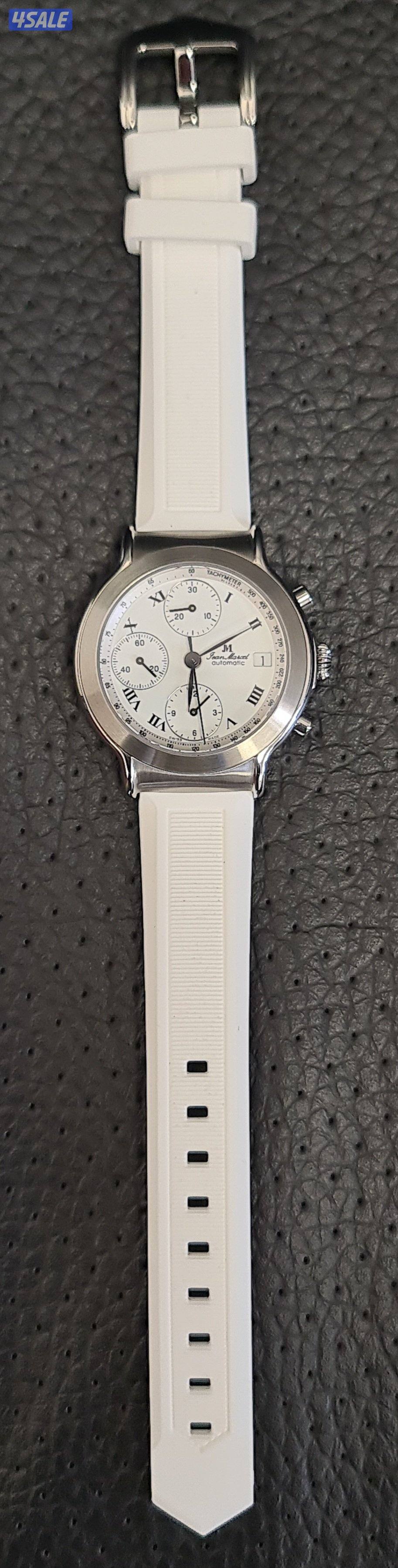 للبيع ساعة jean marcel  رجاليه سويسريه أصليه كالجديده2