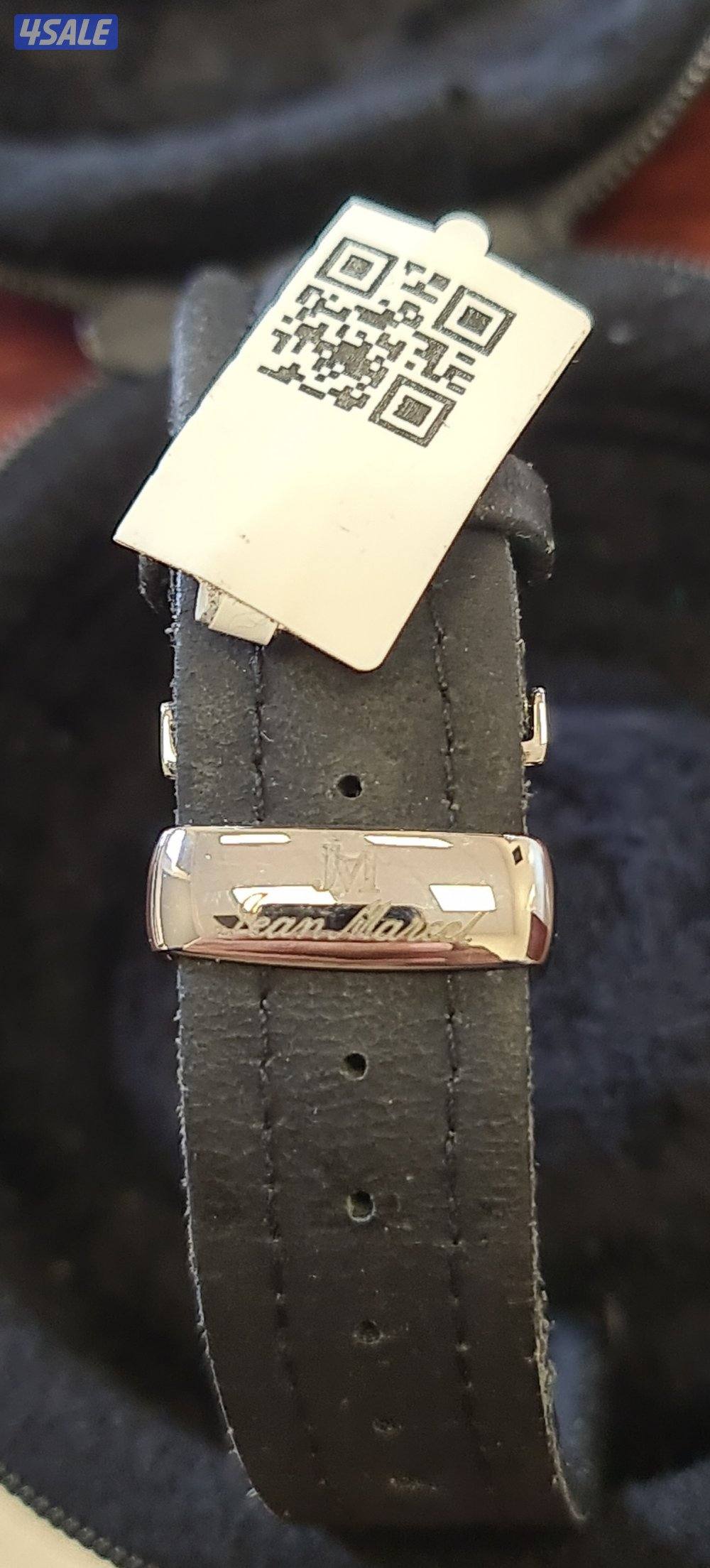 للبيع ساعة jean marcel  رجاليه سويسريه أصليه كالجديده3