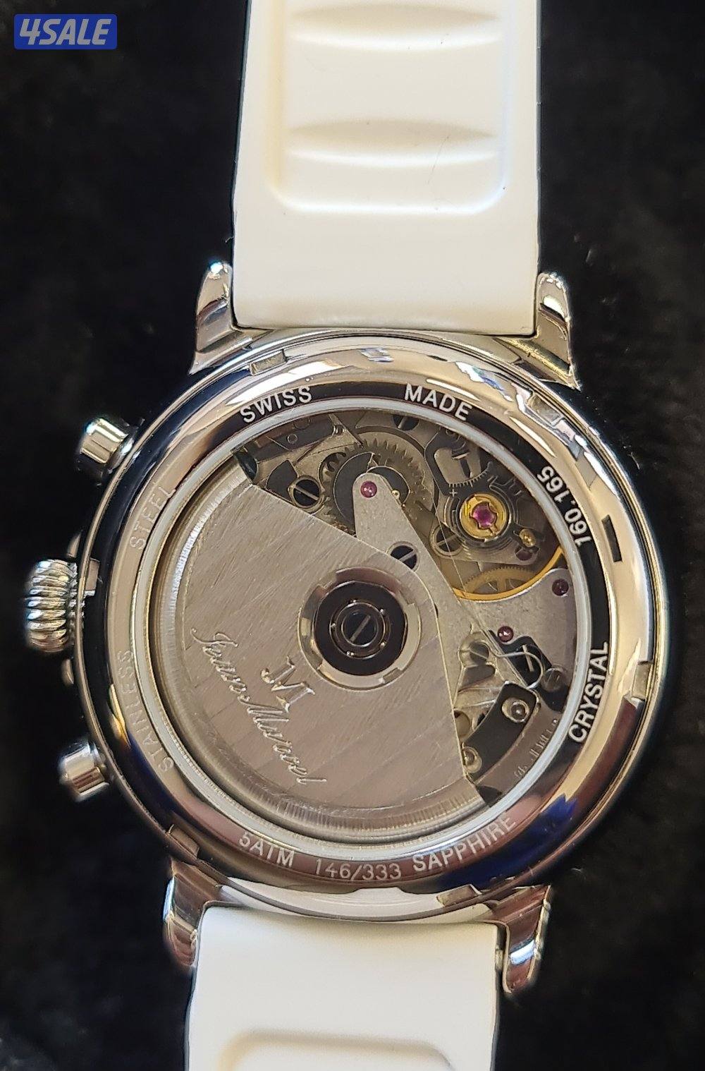 للبيع ساعة jean marcel  رجاليه سويسريه أصليه كالجديده7