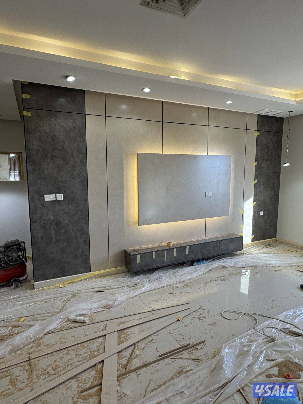 ديكورات واصباغ جبس بورد ورق جدران شيبورد4