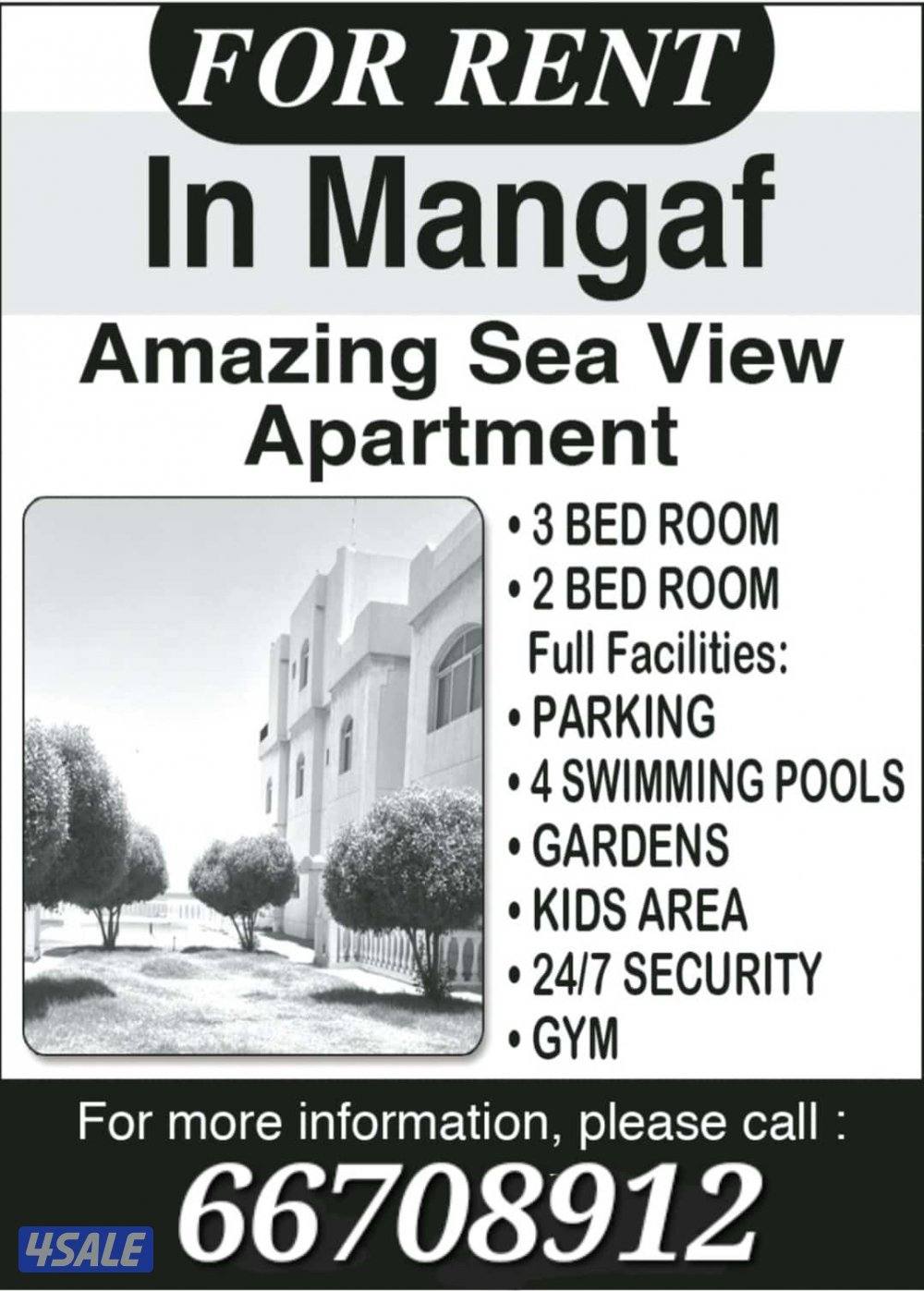 APARTMENTS FOR RENT IN MANGAF On the beach side2