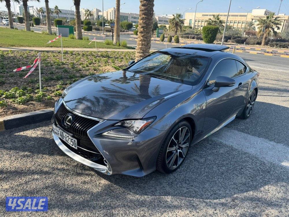 لكزس RC200 مديل 2017 ماشي 120 بحالة نظيفه شرط الفحص0