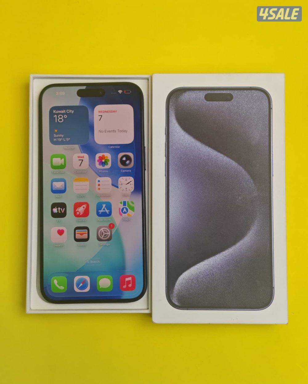 ايفون 15 برو ماكس تيتانيوم أزرق iPhone 15 Pro Max 512GB Blue Titanium7