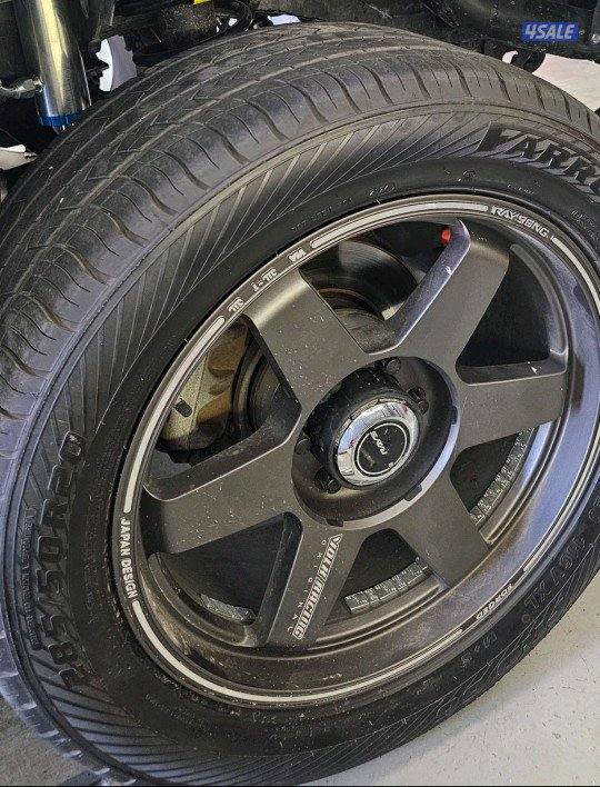 4 رنقات رايز 6 براغي قياس 20 وتواير 285-50-20 جدد نظاف0