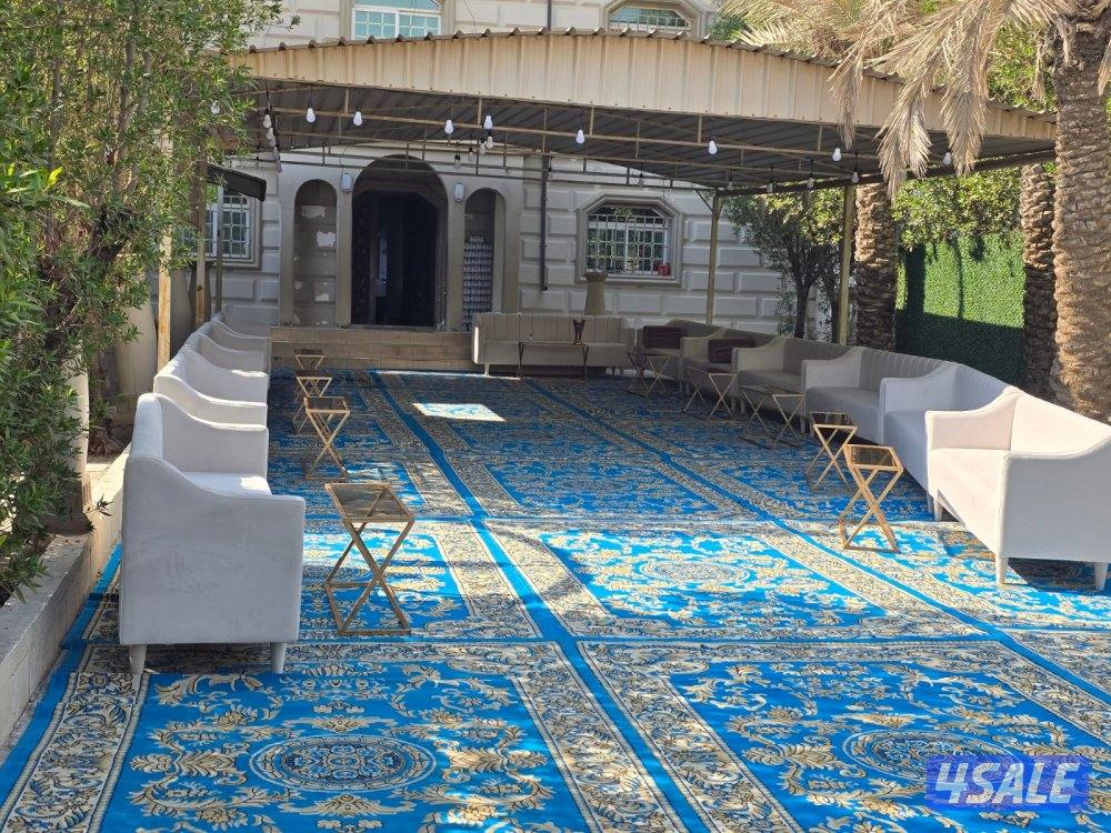 تأجير خيمه وبيت شعر دفايات كراسي وطاولات قهوجية5