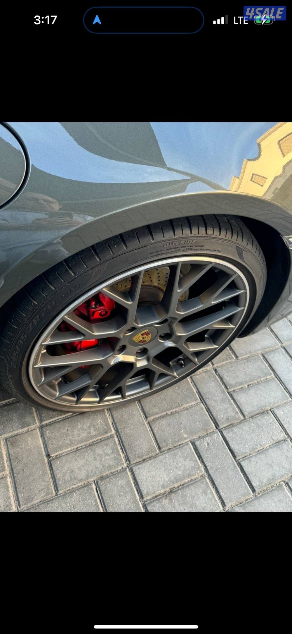 للبيع بورش كاريرا 911  كشف موديل 2021 اللون اخضر الكشف احمر1