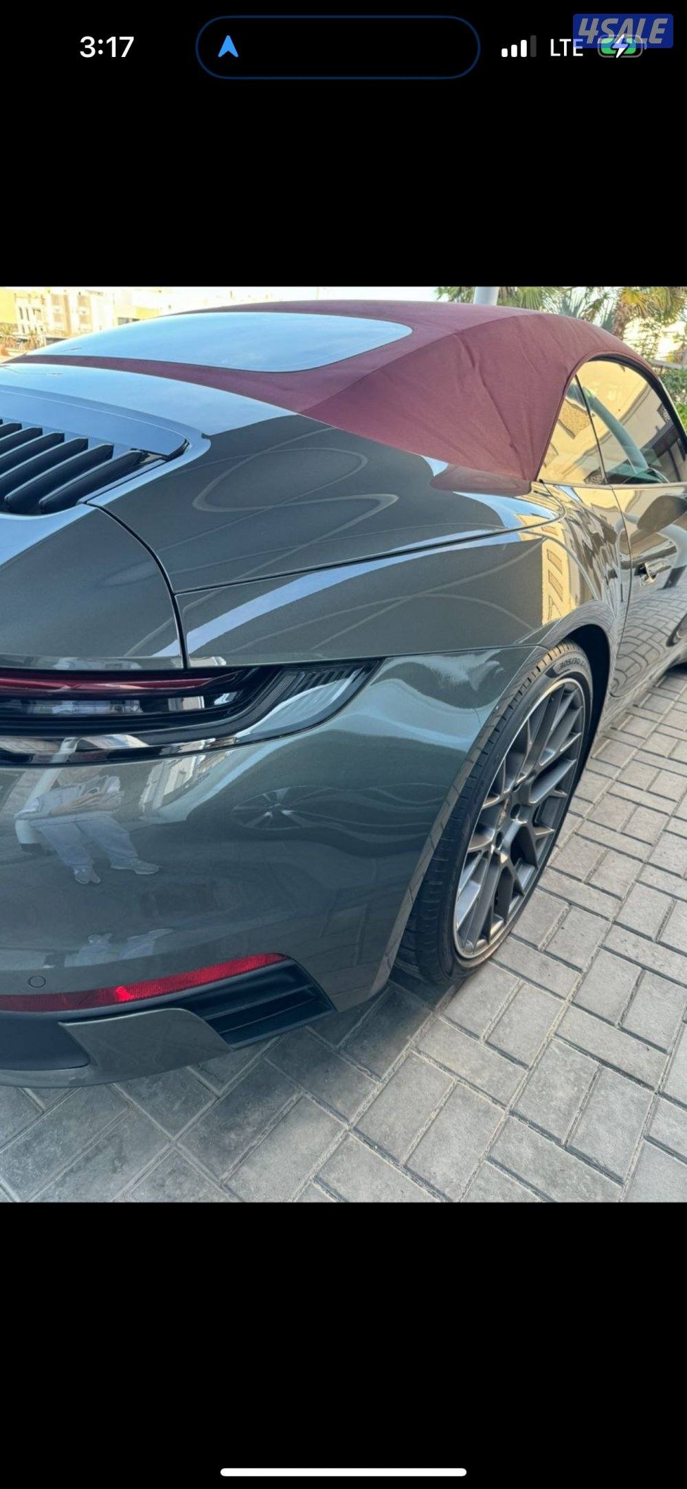 للبيع بورش كاريرا 911  كشف موديل 2021 اللون اخضر الكشف احمر0