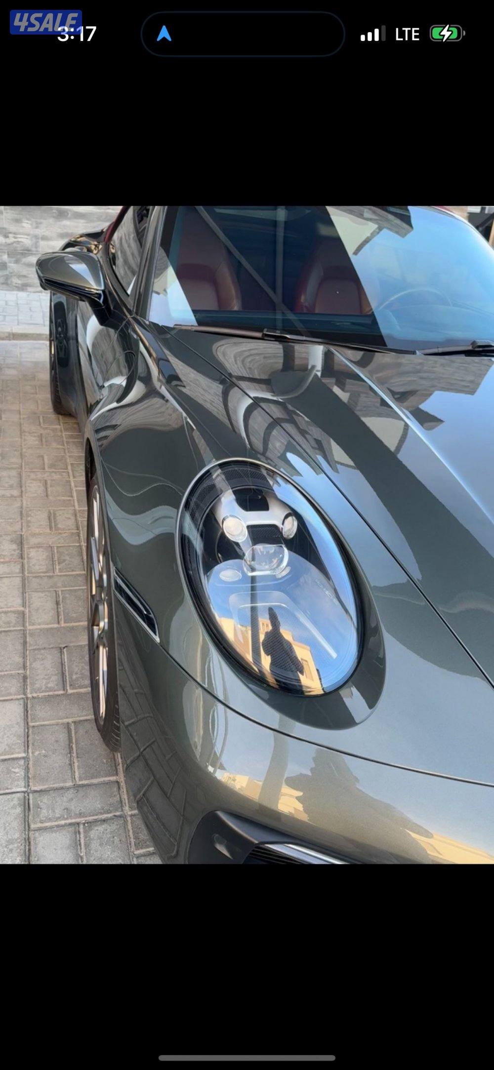 للبيع بورش كاريرا 911  كشف موديل 2021 اللون اخضر الكشف احمر3