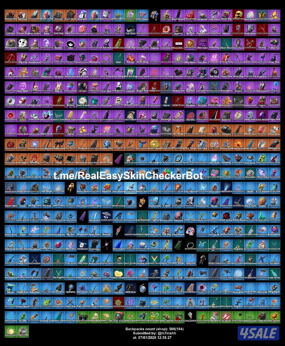 حساب فورت نايت شيطون فيه اكثر من 500 سكن و 370+ رقصه2