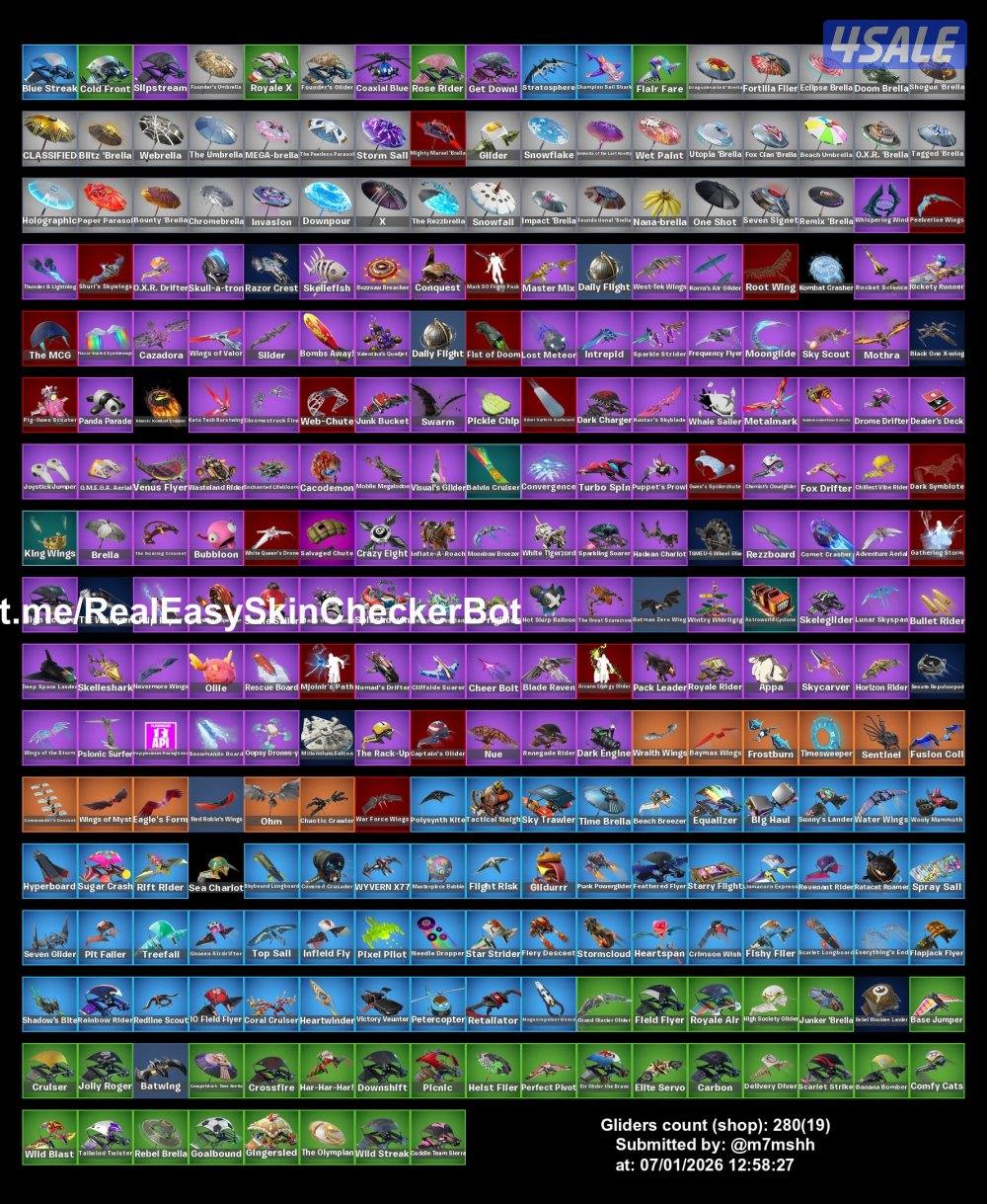 حساب فورت نايت شيطون فيه اكثر من 500 سكن و 370+ رقصه4