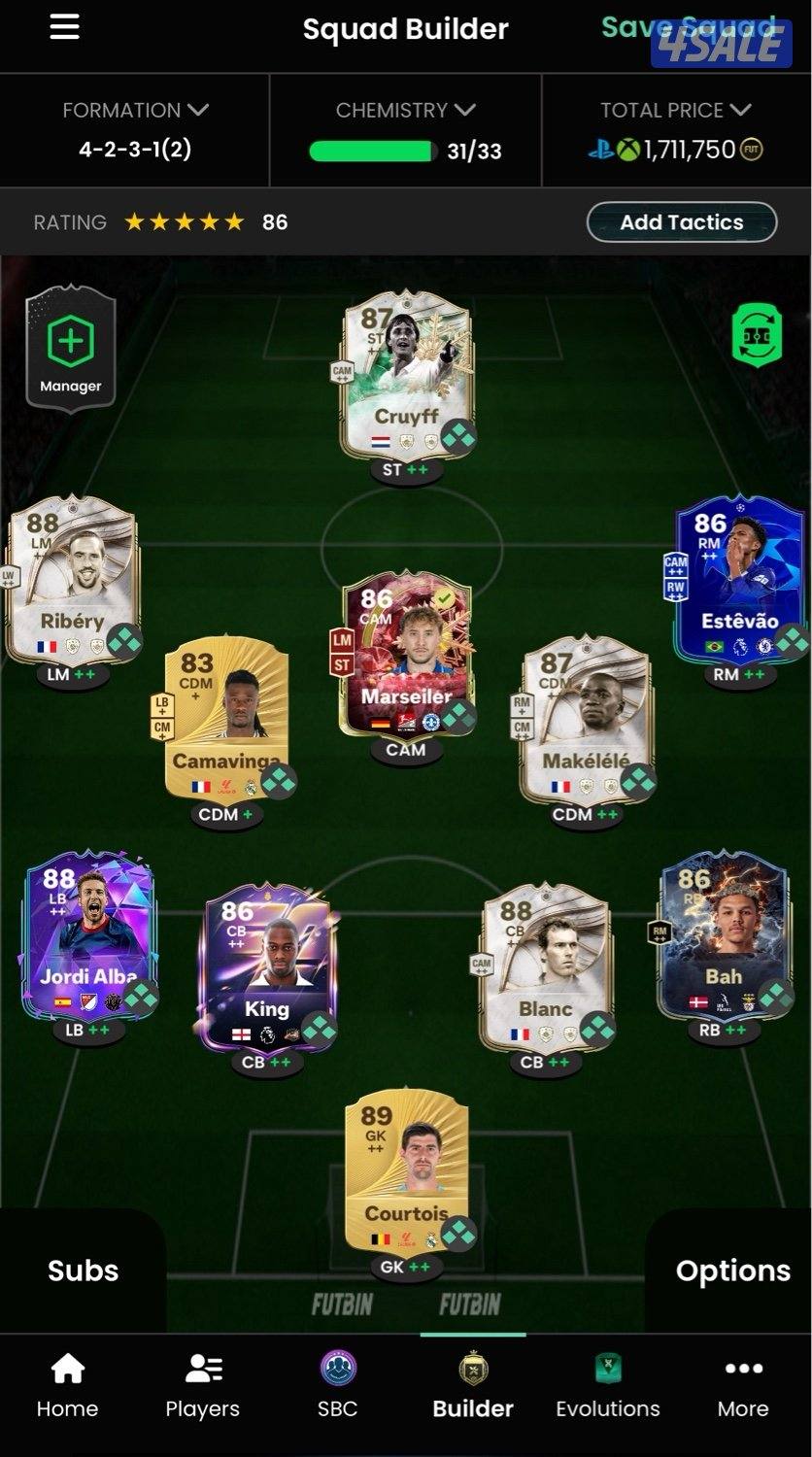 للبيع حساب فيفا 263