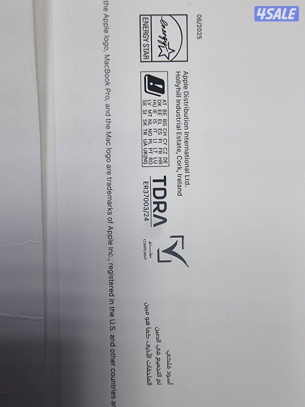 MACBOOK PRO M4 14 INCH 16 RAM 512 SSD مشحون 7مرة3