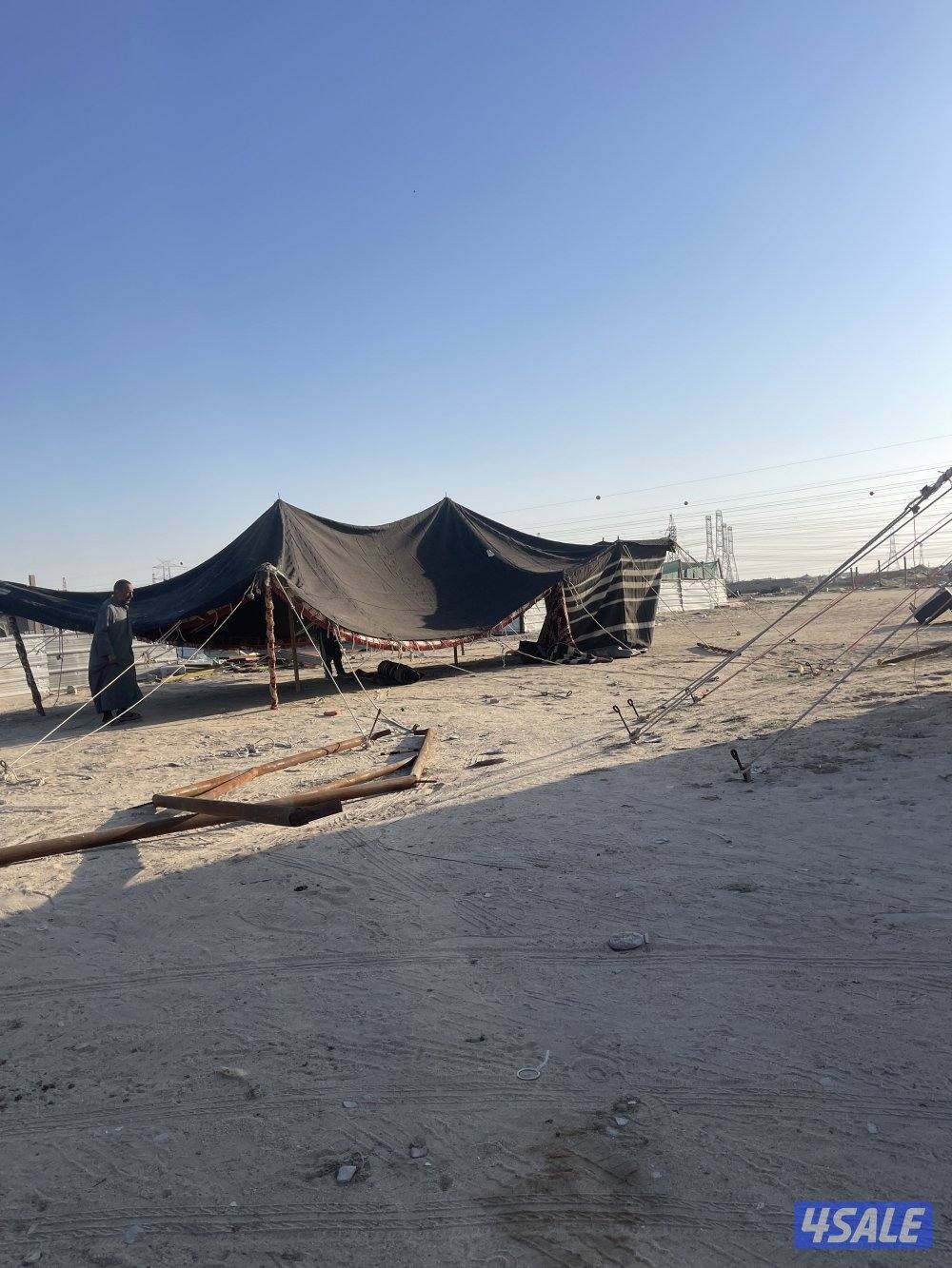 للبيع بيت شعر الماني شبه جديد مقاس 9 / 5 نظام خيمة1