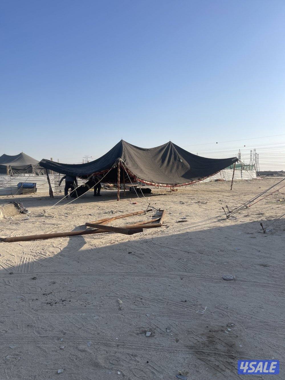 للبيع بيت شعر الماني شبه جديد مقاس 9 / 5 نظام خيمة2