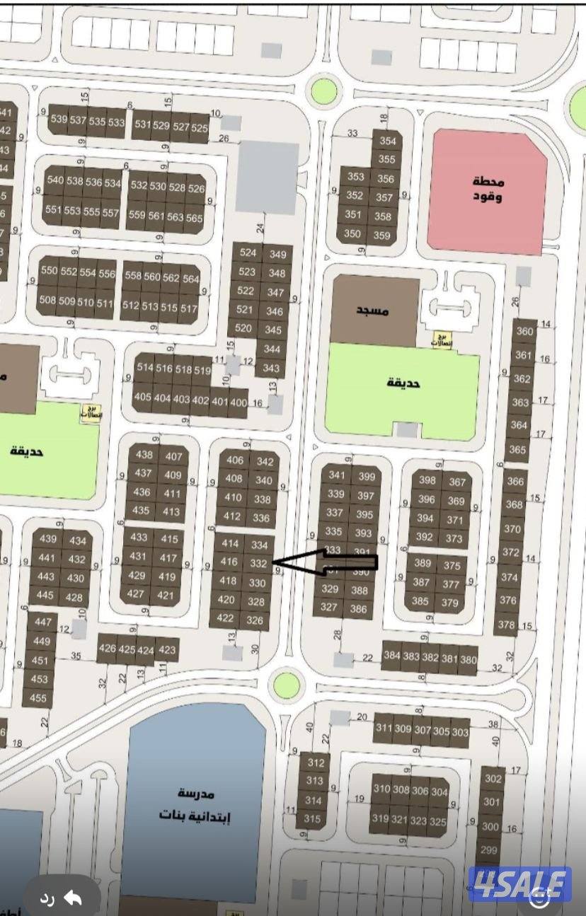 للبدل ارض في المطلاع n2 مع ارض موقع افضل بنفس الشارع او قريب منه2