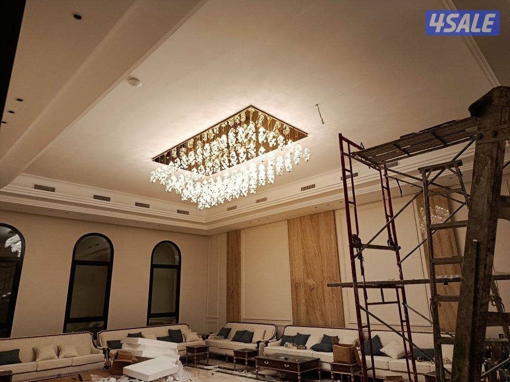 كهربائي بروفايل@ مخيمات @كهربائي منازل @24 ساعه @تركيب ثريات5