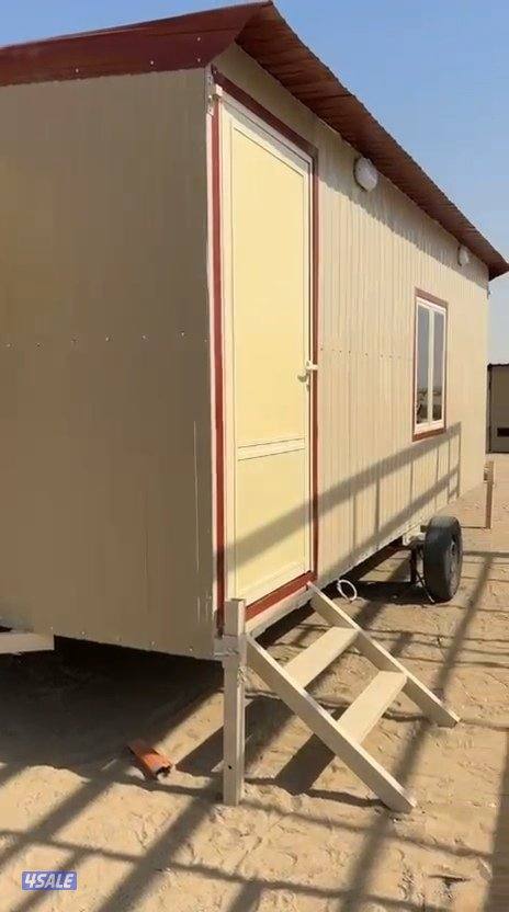 شاليه متنقل ديوانية ودورة مياه0