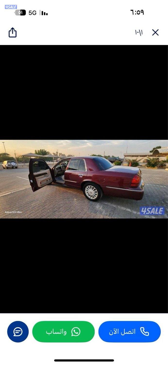 فورد ماركيز 2008 شرط الفحص قير ماكينة شاصي ماشي 232 بحالة ممتازة2