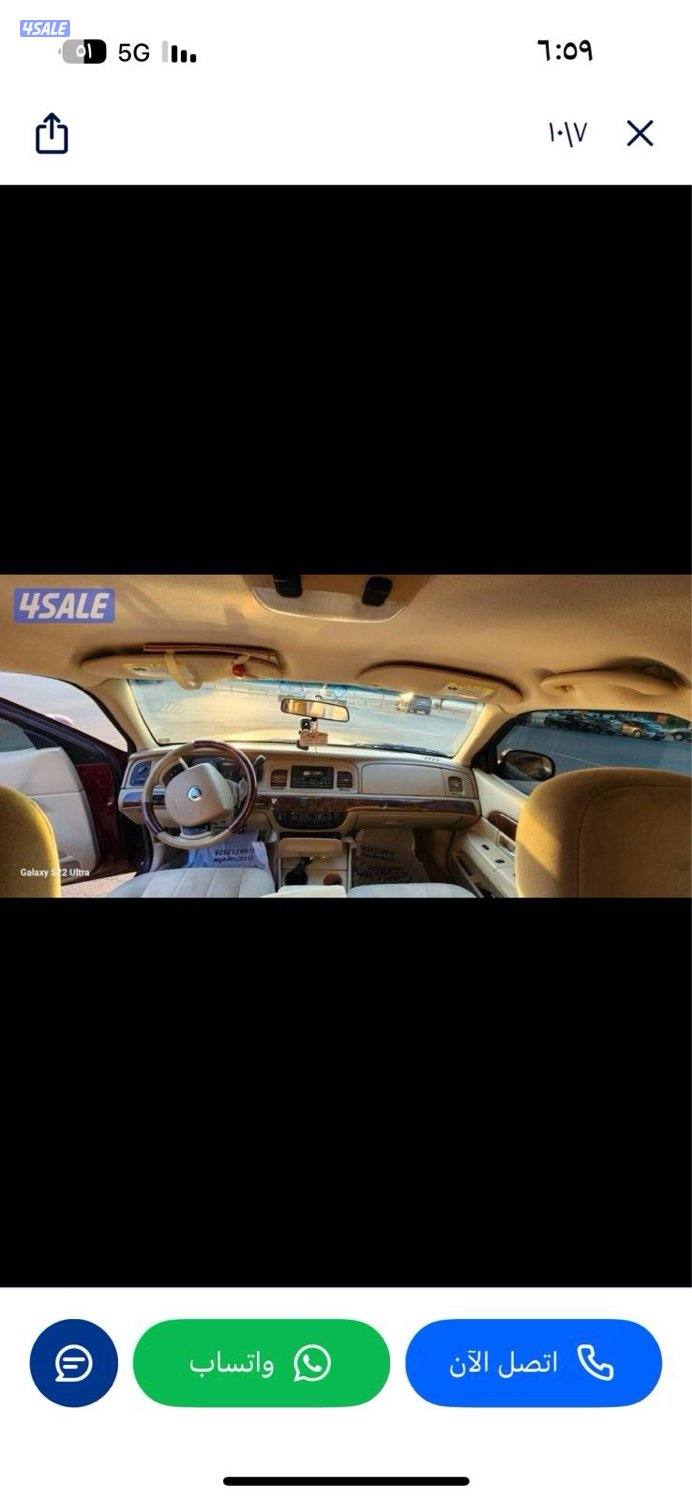 فورد ماركيز 2008 شرط الفحص قير ماكينة شاصي ماشي 232 بحالة ممتازة7